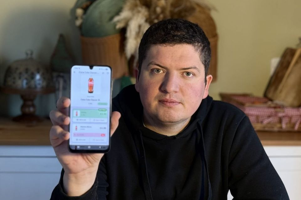 Bernard Szilasi, founder of 'Cisean' which helps consumers compare prices across Ireland's major supermarket brands